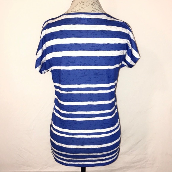 CHRISTOPHER & BANKS | Striped Sparkly T-Shirt - Picture 3 of 7